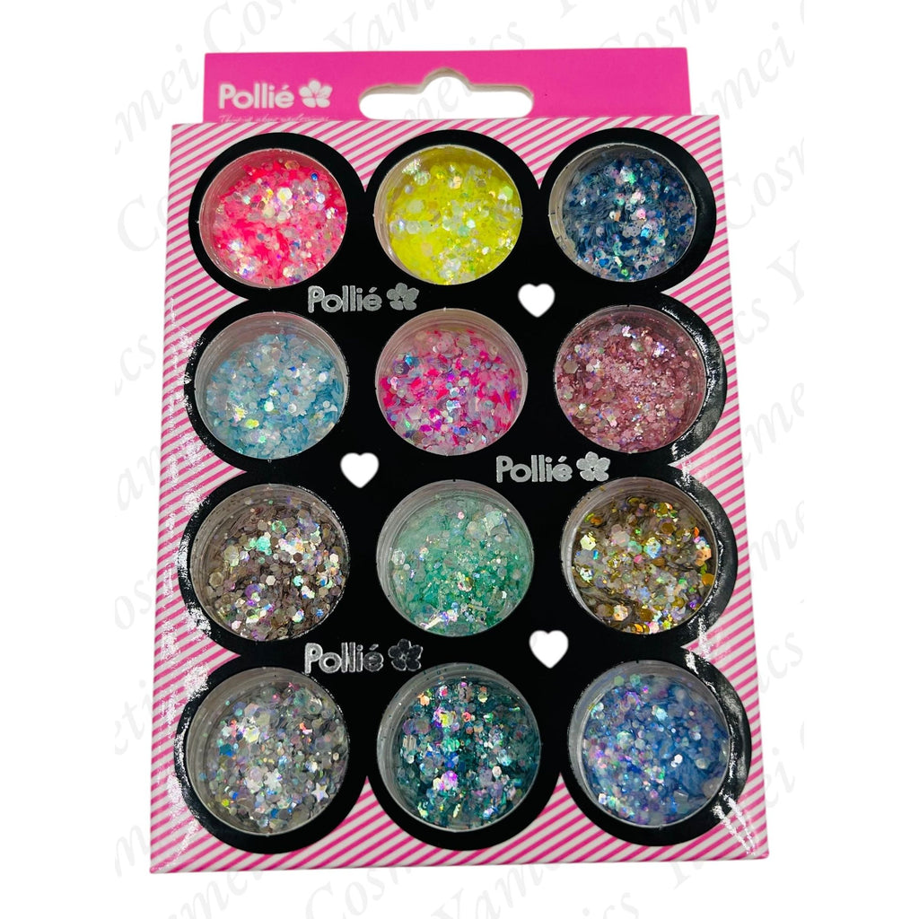 Pack Glitter Tornasol 12pcs